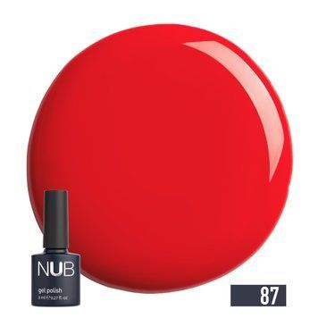 NUB Gel Polish 087 Classical Red